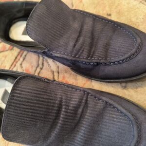 rag & bone Navy Suede Loafers
